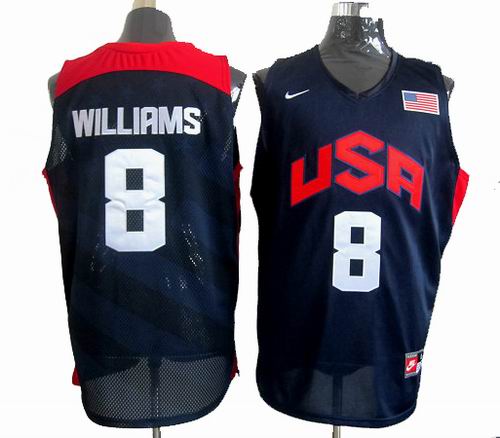Deron Williams 2012 USA Basketball BLUE Jersey
