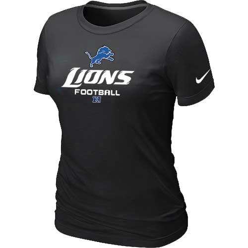 Detroit Lions Black Women's Critical Victory T-Shirt