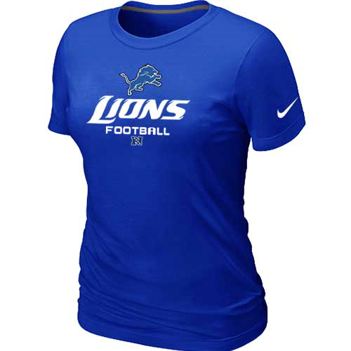 Detroit Lions Blue Women's Critical Victory T-Shirt