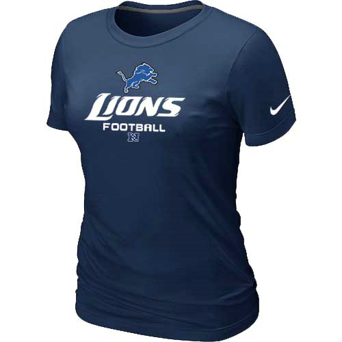 Detroit Lions D.Blue Women's Critical Victory T-Shirt