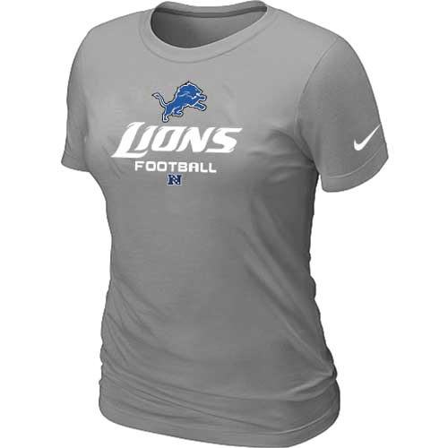 Detroit Lions L.Grey Women's Critical Victory T-Shirt