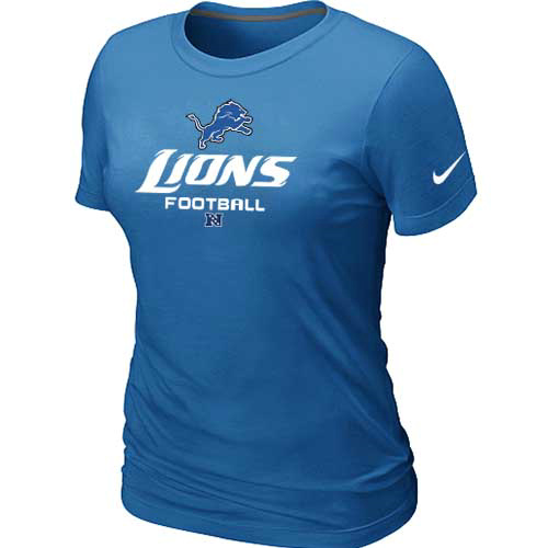 Detroit Lions L.blue Women's Critical Victory T-Shirt