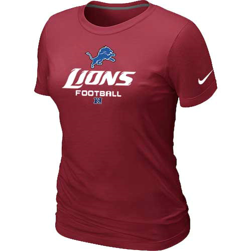 Detroit Lions Red Women's Critical Victory T-Shirt
