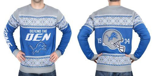 Detroit Lions Ugly Sweater
