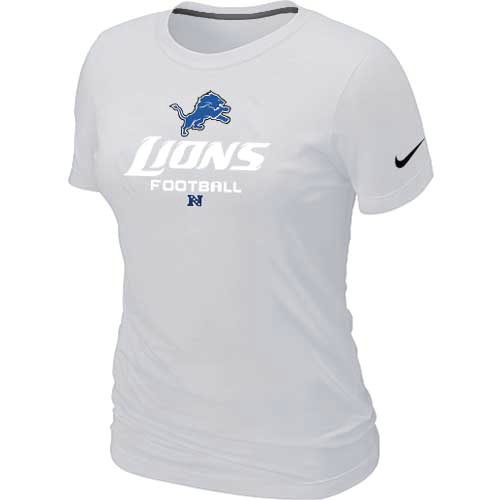 Detroit Lions White Women's Critical Victory T-Shirt