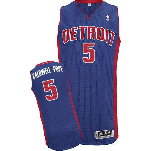 Detroit Pistons 5 Kentavious Caldwell-Pope Blue NBA Jersey