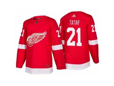 Detroit Red Wings #21 Tomas Tatar Red Home 2017-2018 adidas Jersey