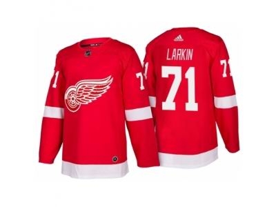 Detroit Red Wings #71 Dylan Larkin Red Home 2017-2018 adidas Jersey