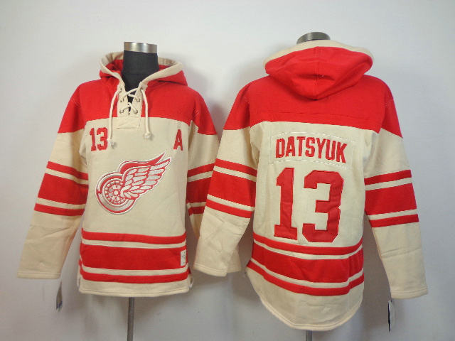 Detroit Red Wings 13 Pavel Datsyuk NHL Fashion hoddies