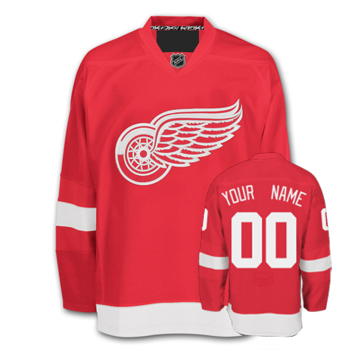 Detroit Red Wings Home Customized Hockey Jersey
