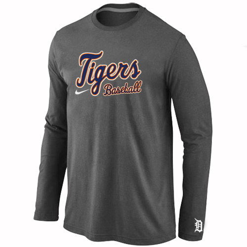 Detroit Tigers Long Sleeve T-Shirt D.Grey