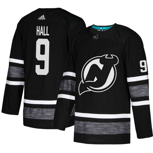 Devils #9 Taylor Hall Black Authentic 2019 All-Star Stitched Hockey Jersey
