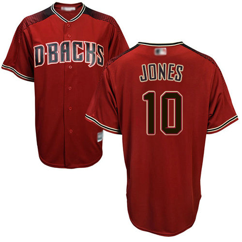Diamondbacks #10 Adam Jones Sedona Red Alternate Stitched Youth Baseball Jersey