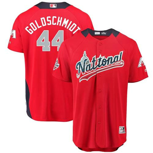 Diamondbacks #44 Paul Goldschmidt Red 2018 All-Star National League Stitched Baseball Jersey