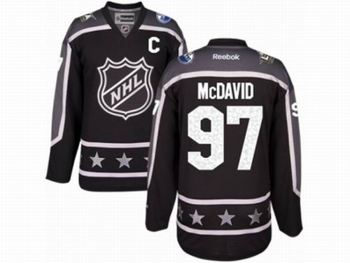Edmonton Oilers #97 Connor McDavid Black Pacific Division 2017 All-Star NHL Jersey