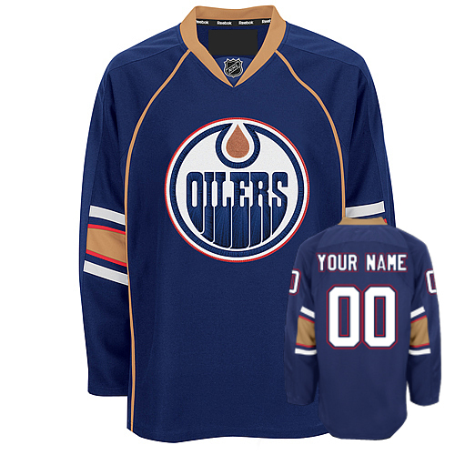 Edmonton Oilers Third Custom Hockey Jersey