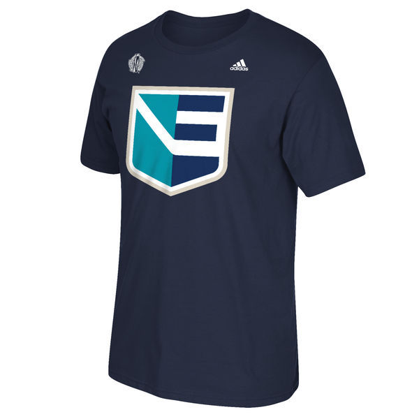 Europe Hockey 2016 World Cup of Hockey Primary Logo T-Shirt - Navy