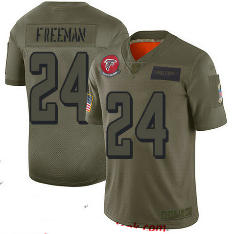 Falcons #24 Devonta Freeman Camo Youth Stitched Football Limited 2019 Salute to Service Jersey