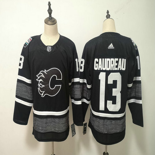 Flames 13 Johnny Gaudreau Black 2019 NHL All-Star Game Adidas Jersey