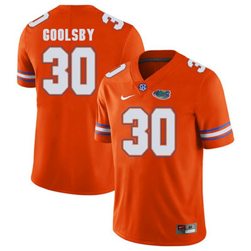 Florida Gators Orange DeAndre Goolsby Football Player Performance Jersey