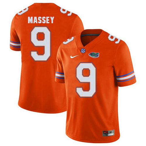 Florida Gators Orange Dre Massey Football Player Performance Jersey