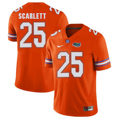 Florida Gators Orange Jordan Scarlett Football Player Performance Jersey