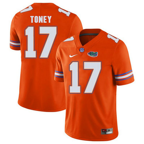 Florida Gators Orange Kadarius Toney Football Player Performance Jersey