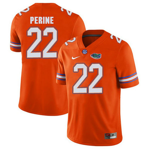 Florida Gators Orange Lamical Perine Football Player Performance Jersey