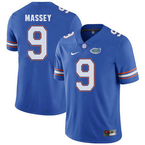 Florida Gators Royal Blue Dre Massey Football Player Performance Jersey