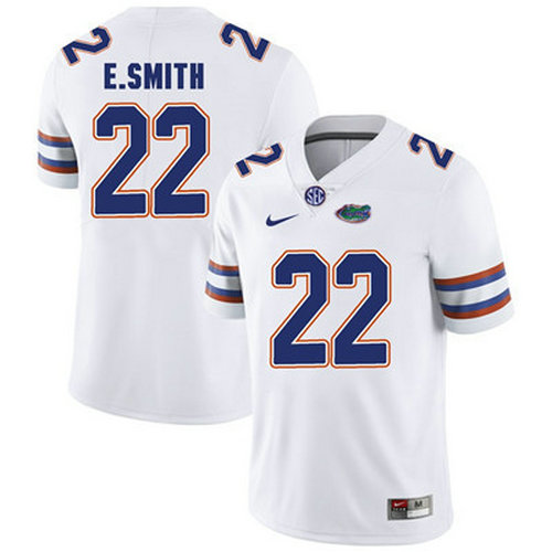 Florida Gators White Emmitt Smith Football Player Performance Jersey