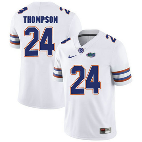 Florida Gators White Mark Thompson Football Player Performance Jersey