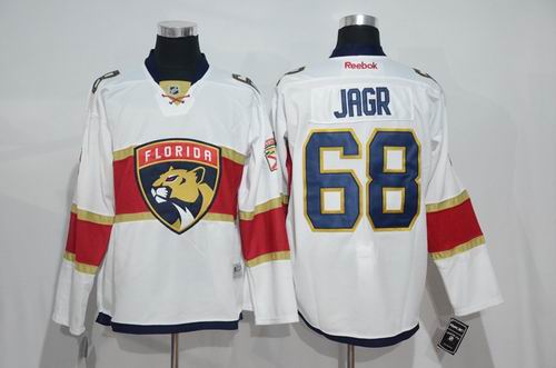 Florida Panthers #68 Jaromir Jagr white new jerseys