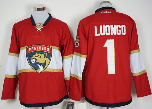 Florida Panthers 1 Roberto Luongo Red New NHL Jersey