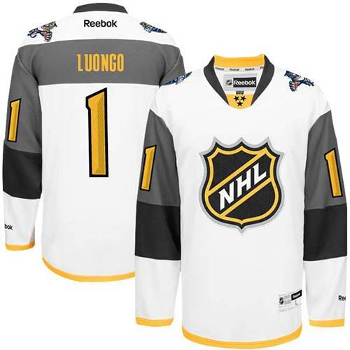 Florida Panthers 1 Roberto Luongo White 2016 All Star NHL Jersey
