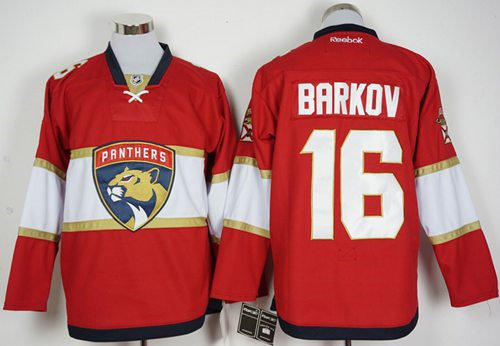 Florida Panthers 16 Aleksander Barkov Red New NHL Jersey