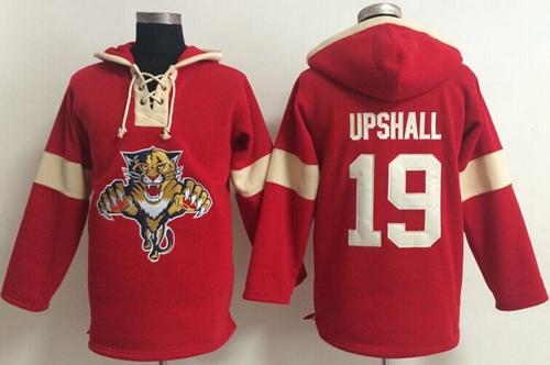 Florida Panthers 19 Scottie Upshall Red Pullover NHL Hoodie