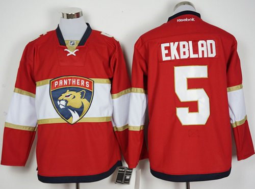 Florida Panthers 5 Aaron Ekblad Red New NHL Jersey