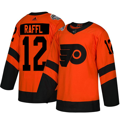 Flyers #12 Michael Raffl Orange Authentic 2019 Stadium Series Stitched Hockey Jersey