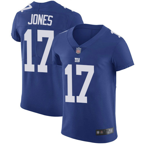Giants #17 Daniel Jones Royal Blue Team Color Men's Stitched Football Vapor Untouchable Elite Jersey
