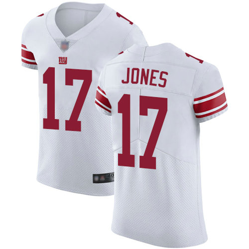 Giants #17 Daniel Jones White Men's Stitched Football Vapor Untouchable Elite Jersey