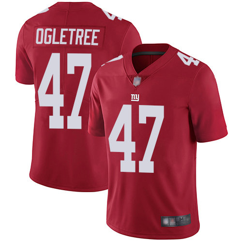 Giants #47 Alec Ogletree Red Alternate Youth Stitched Football Vapor Untouchable Limited Jersey