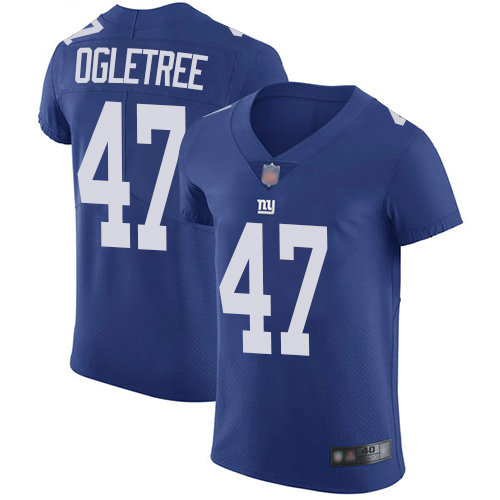 Giants #47 Alec Ogletree Royal Blue Team Color Men's Stitched Football Vapor Untouchable Elite Jersey