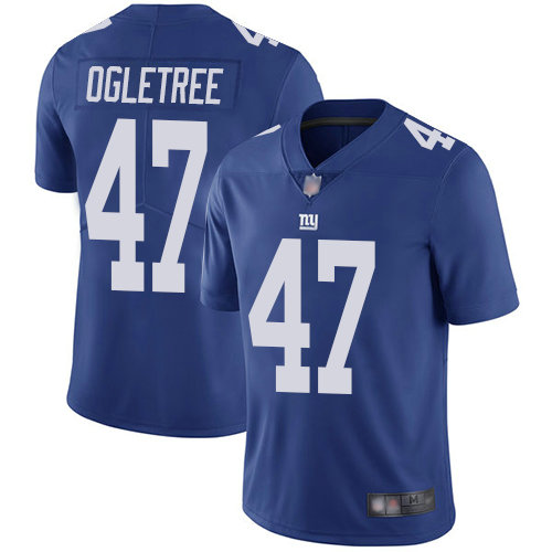 Giants #47 Alec Ogletree Royal Blue Team Color Youth Stitched Football Vapor Untouchable Limited Jersey