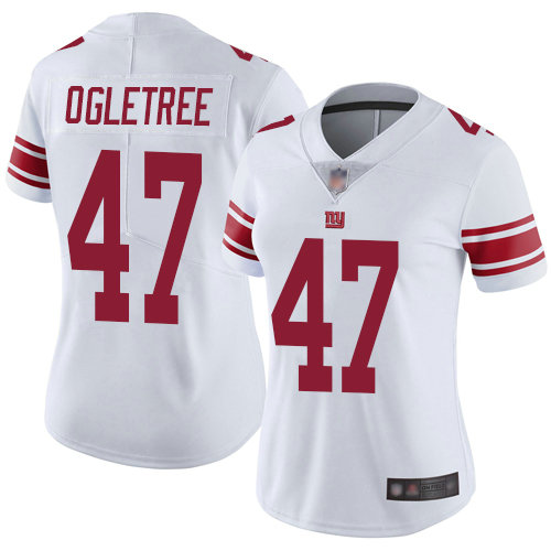Giants #47 Alec Ogletree White Women's Stitched Football Vapor Untouchable Limited Jersey