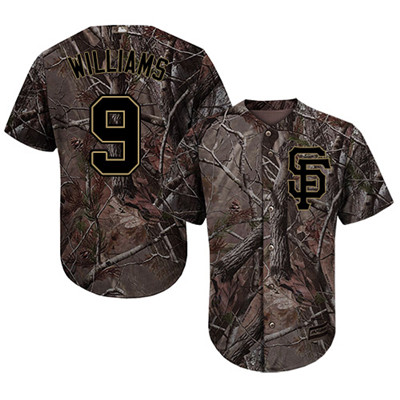 Giants #9 Matt Williams Camo Realtree Collection Cool Base Stitched Youth Baseball Jersey