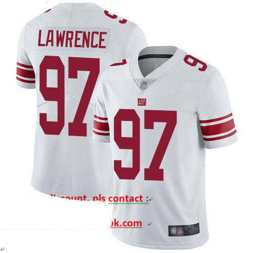 Giants #97 Dexter Lawrence White Youth Stitched Football Vapor Untouchable Limited Jersey