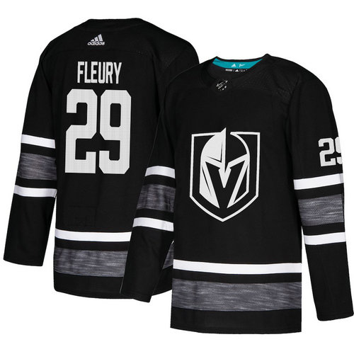 Golden Knights #29 Marc-Andre Fleury Black Authentic 2019 All-Star Stitched Hockey Jersey