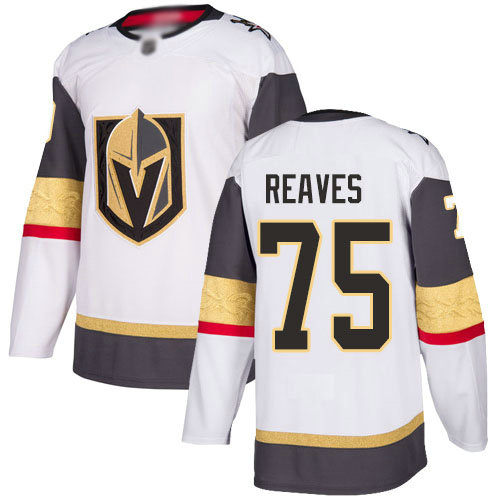 Golden Knights #75 Ryan Reaves White Road Authentic Stitched Hockey Jersey