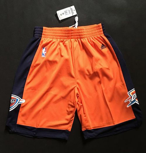 Golden State Warriors Orange Alternate Shorts