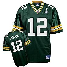 Green Bay Packers #12 Aaron Rodgers 2011 Super Bowl XLV Team Color Jersey green